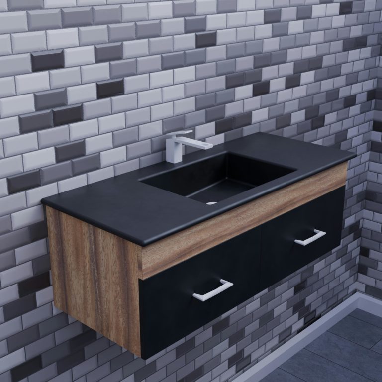 install a bathroom vanity